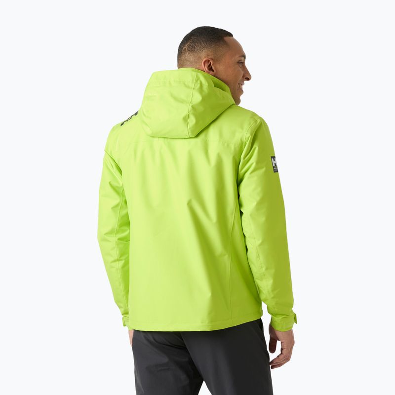 Мъжко яке за ветроходство Helly Hansen Crew Hooded Midlayer 2 luminous green 2