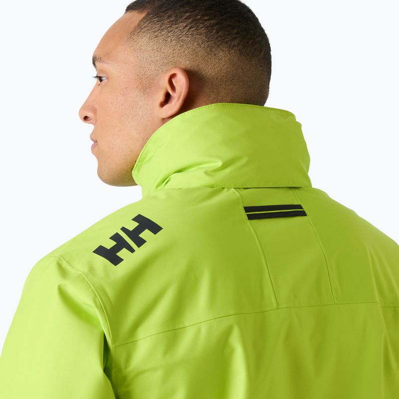Мъжко яке за ветроходство Helly Hansen Crew Hooded Midlayer 2 luminous green 4