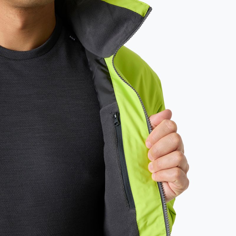 Мъжко яке за ветроходство Helly Hansen Crew Hooded Midlayer 2 luminous green 6