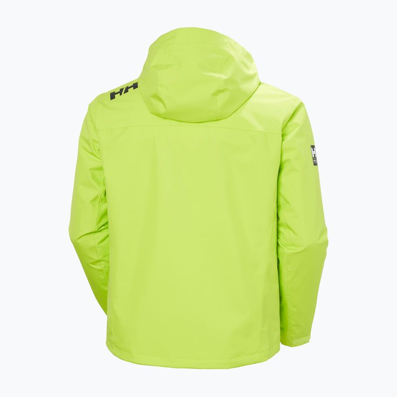 Мъжко яке за ветроходство Helly Hansen Crew Hooded Midlayer 2 luminous green 10