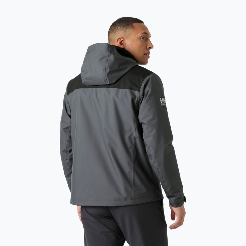 Мъжко яке за ветроходство Helly Hansen Crew Hooded Midlayer 2 thunder grey 2