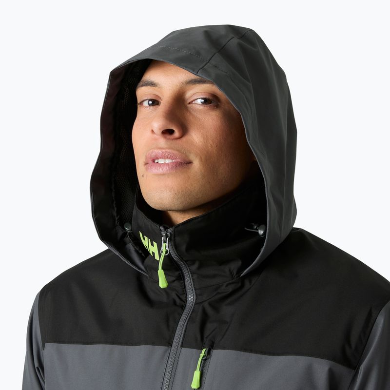 Мъжко яке за ветроходство Helly Hansen Crew Hooded Midlayer 2 thunder grey 3