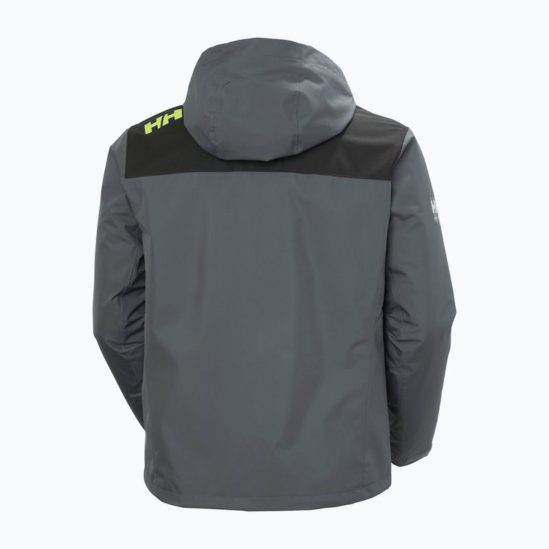 Мъжко яке за ветроходство Helly Hansen Crew Hooded Midlayer 2 thunder grey 10