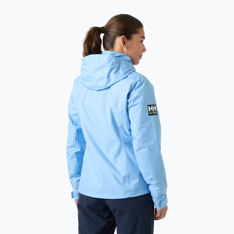 Дамско яке за ветроходство Helly Hansen Crew Hooded Midlayer 2.0 bright blue 2