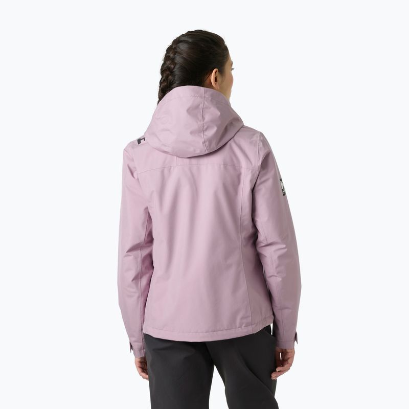 Дамско яке за ветроходство Helly Hansen Crew Hooded Midlayer 2.0 purple play 2