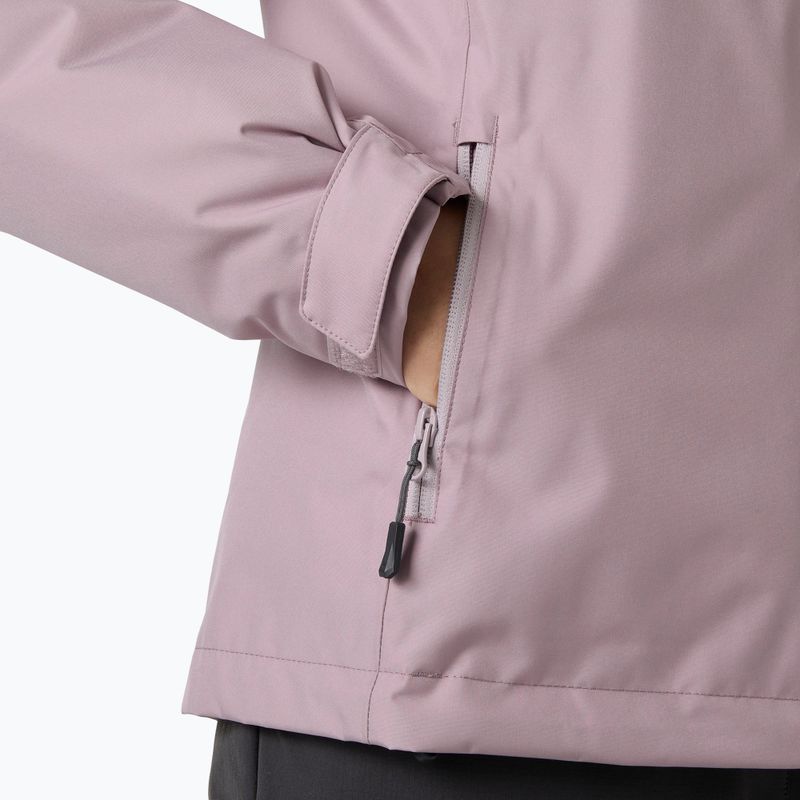 Дамско яке за ветроходство Helly Hansen Crew Hooded Pile purple clay 6
