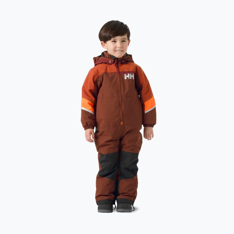 Детски скиорски гащеризон Helly Hansen Rider 3.0 Ins iron oxide 3