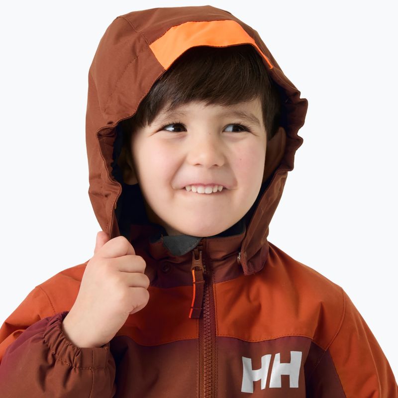Детски скиорски гащеризон Helly Hansen Rider 3.0 Ins iron oxide 5