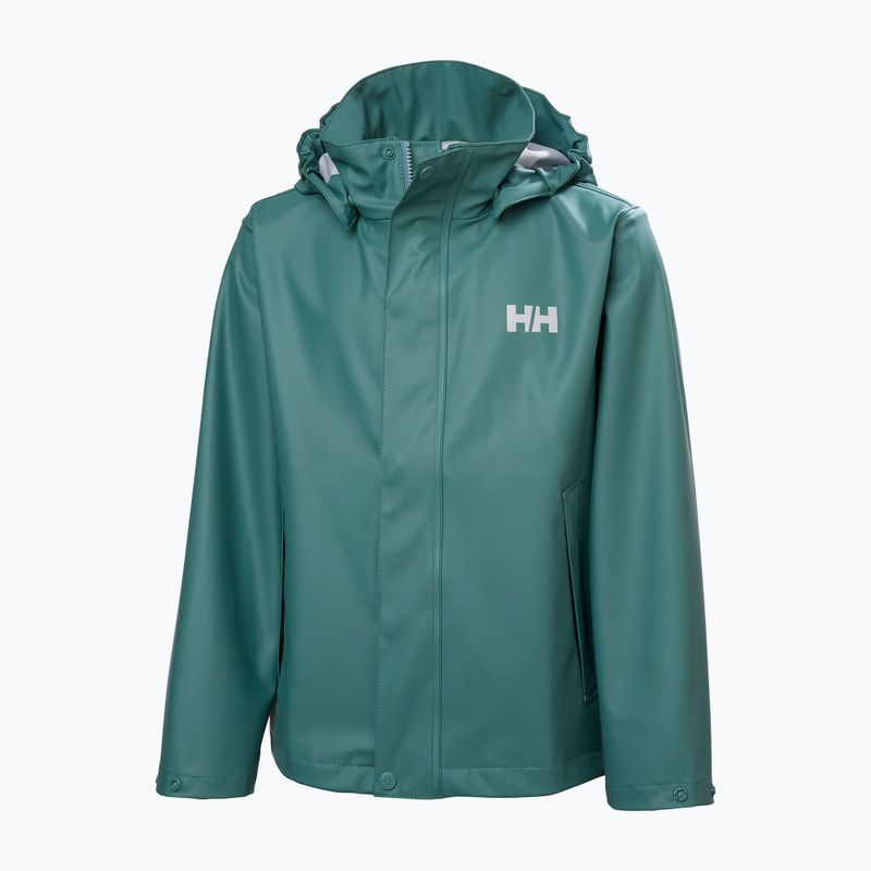 Детско яке за ветроходство Helly Hansen Moss opal green 5