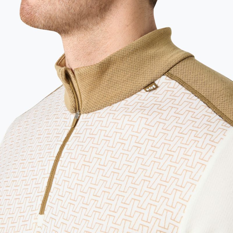 Мъжки термоактивен суитшърт Helly Hansen Lifa Merino Midweight 1/2 Zip snow monogram aop 3