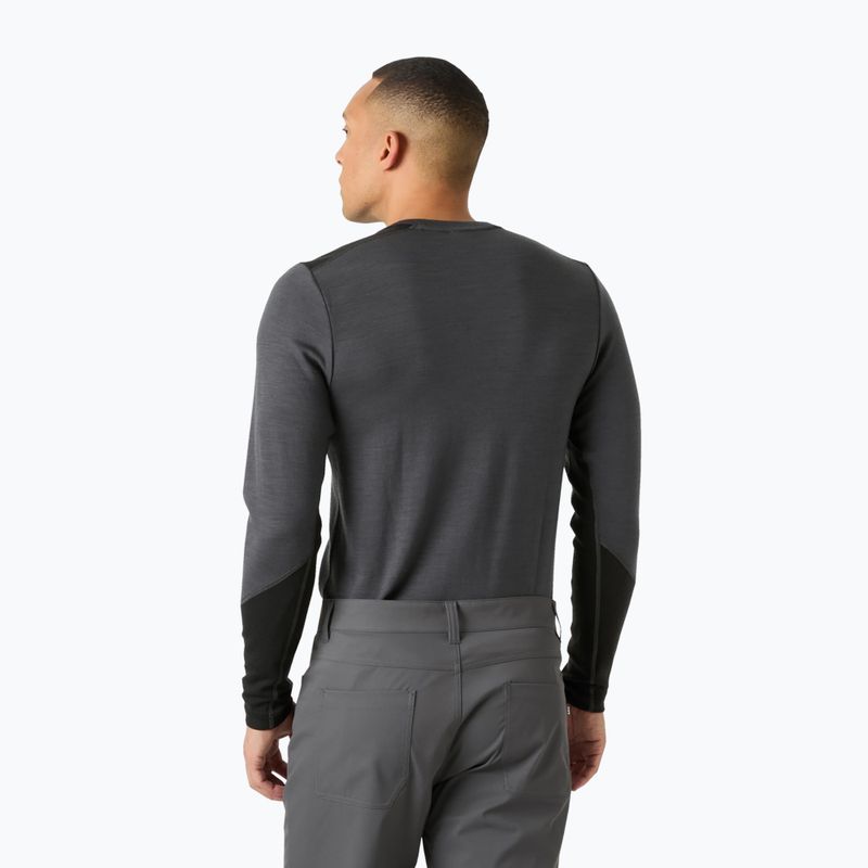 Мъжки термоактивен суитшърт Helly Hansen Lifa Merino Midweight Crew thunder grey 2