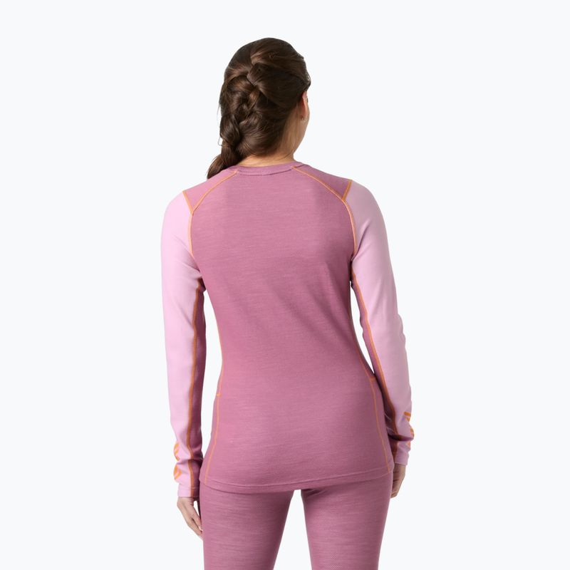 Дамска термоактивна блуза Helly Hansen Lifa Merino Midweight цвят черешов цвят new nordic 2