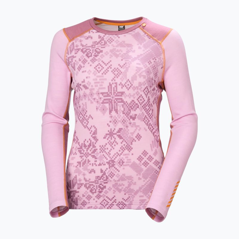 Дамски термоактивен суитшърт Helly Hansen Lifa Merino Midweight Gra cherry blossom new nordic 5
