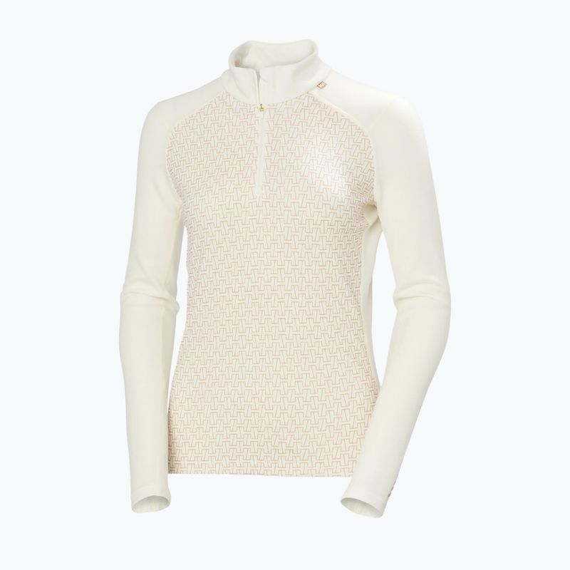 Дамски термоактивен суитшърт Helly Hansen Lifa Merino Midweight Gra 1/2 Zip snow monogram aop 5