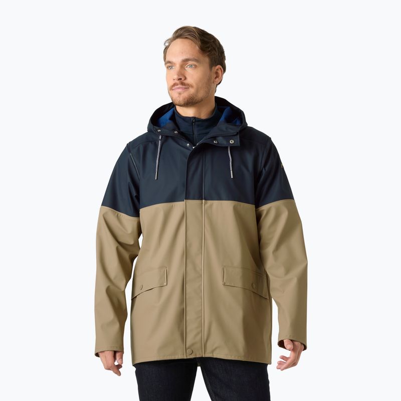 Мъжко яке за ветроходство Helly Hansen Moss Block Coat pebble