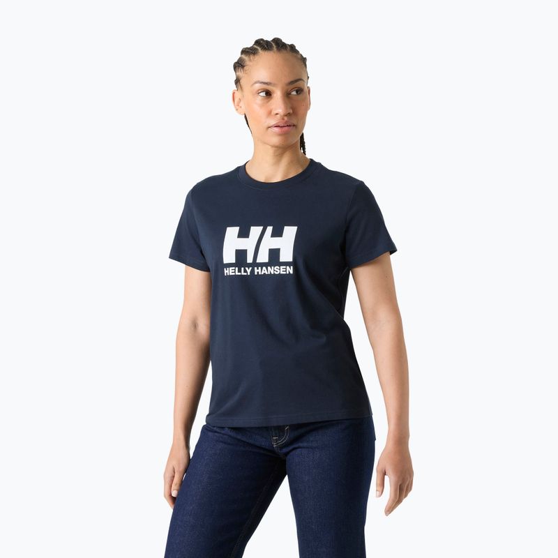 Дамска тениска Helly Hansen Logo 3.0 SS navy