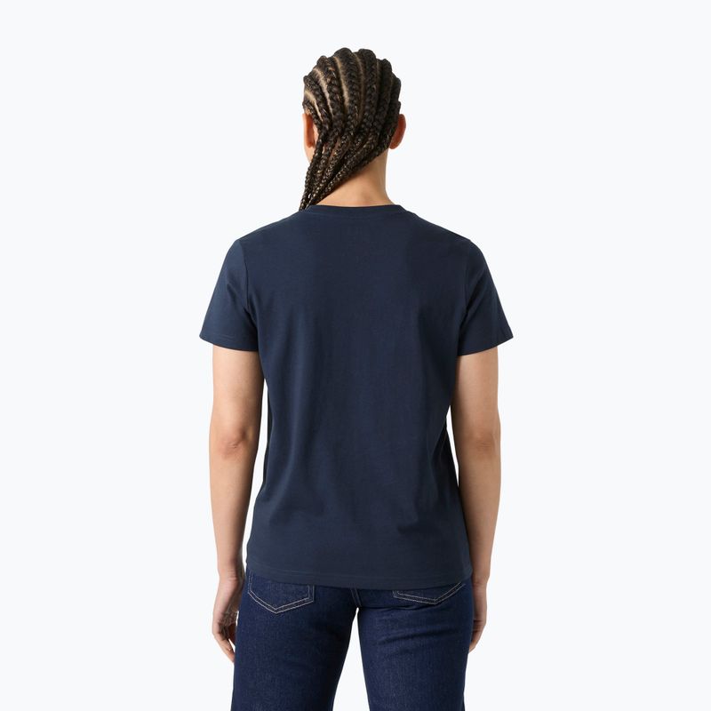 Дамска тениска Helly Hansen Logo 3.0 SS navy 2
