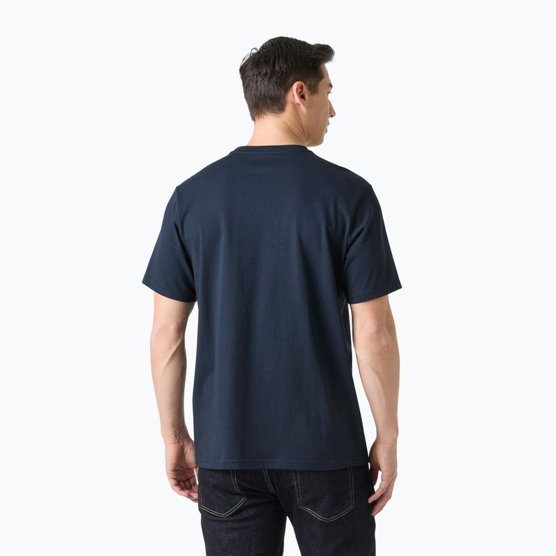 Мъжка тениска Helly Hansen Logo 3.0 SS navy 2