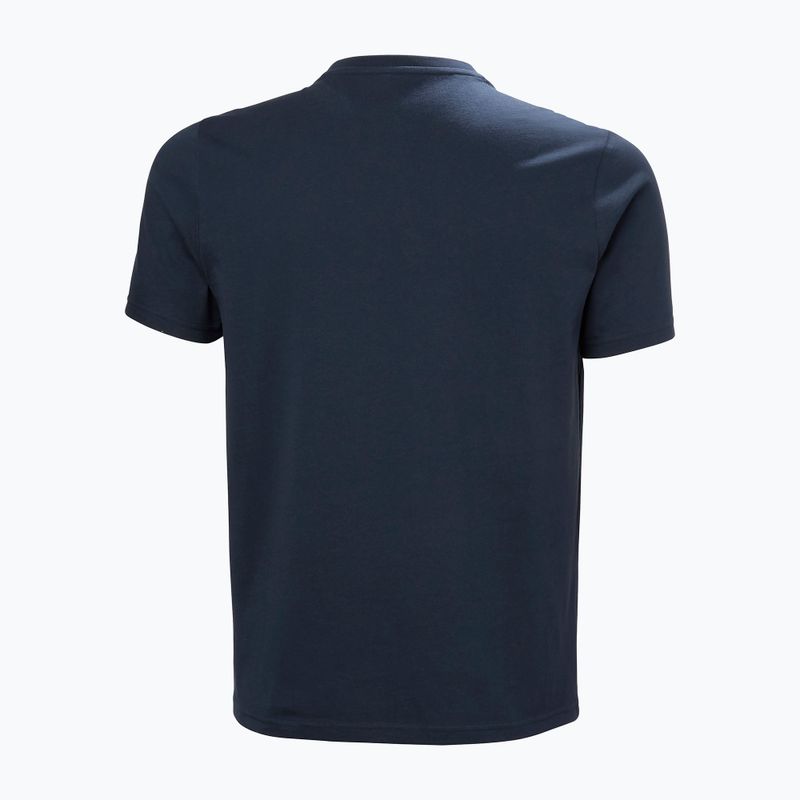 Мъжка тениска Helly Hansen Logo 3.0 SS navy 5