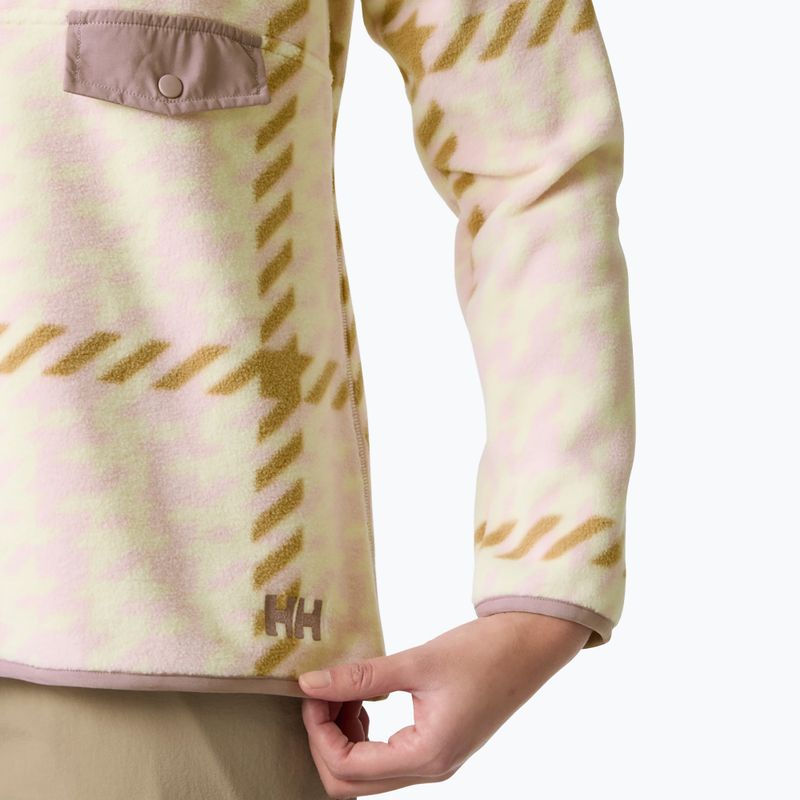Дамски поларен суитшърт Helly Hansen Maridalen Printed Fleece pink shake broxburn plaid 4