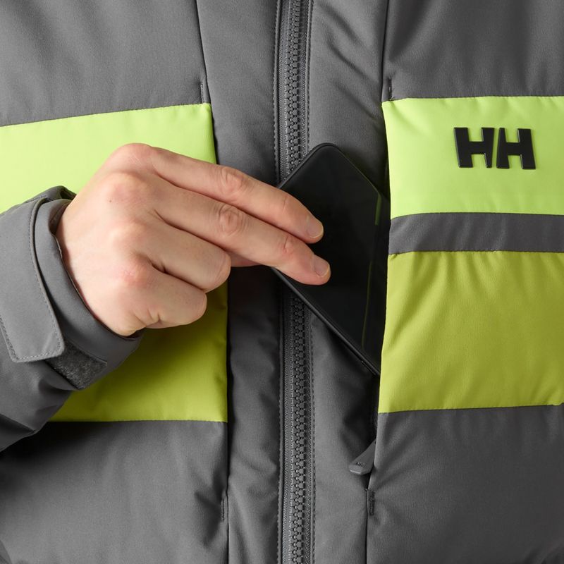 Мъжко скиорско яке Helly Hansen Bossanova Puffy thunder grey 5