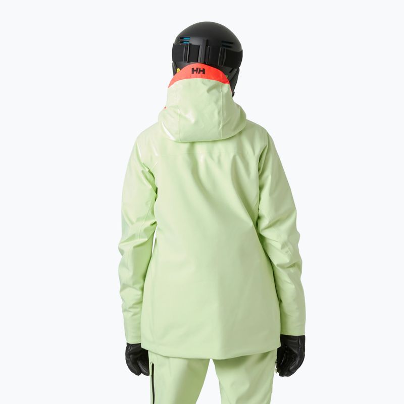 Дамско скиорско яке Helly Hansen Powderqueen 3.0 washed lime 2