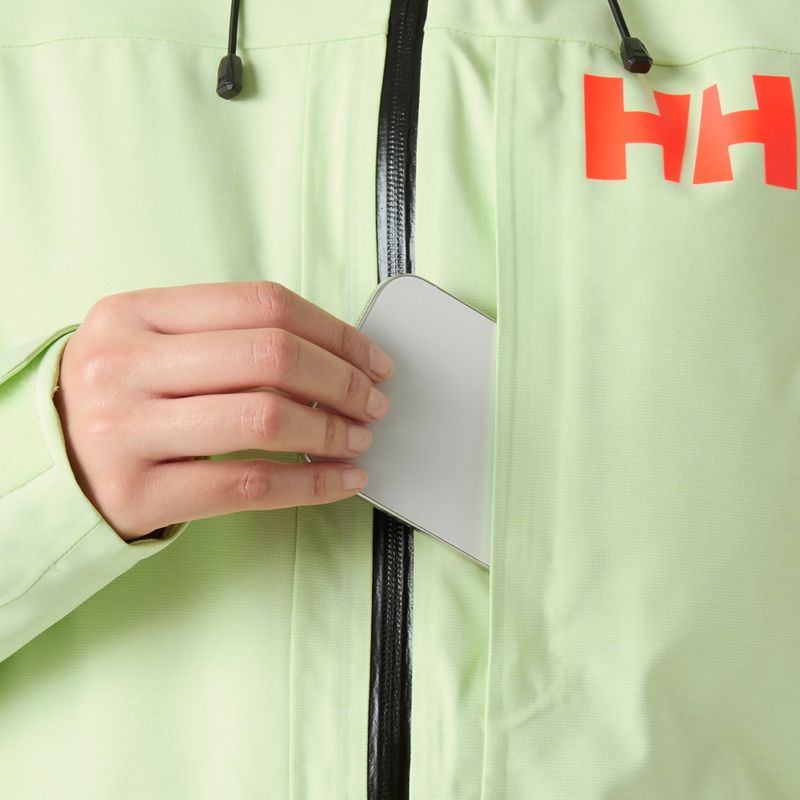 Дамско скиорско яке Helly Hansen Powderqueen 3.0 washed lime 6
