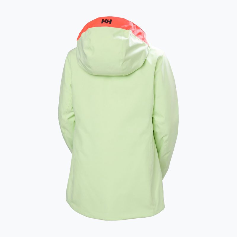 Дамско скиорско яке Helly Hansen Powderqueen 3.0 washed lime 12