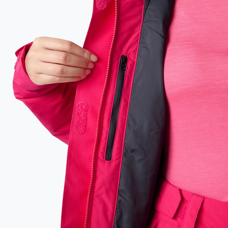 Дамско скиорско яке Helly Hansen Powshot cranberry 7