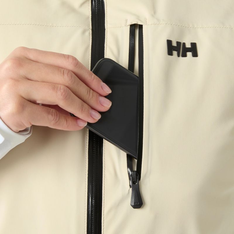 Дамско скиорско яке Helly Hansen Alphelia cream 6