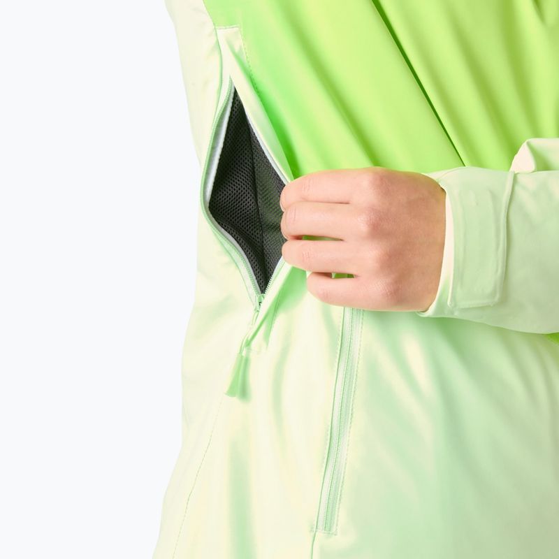 Дамско скиорско яке Helly Hansen Alphelia luminous green 5