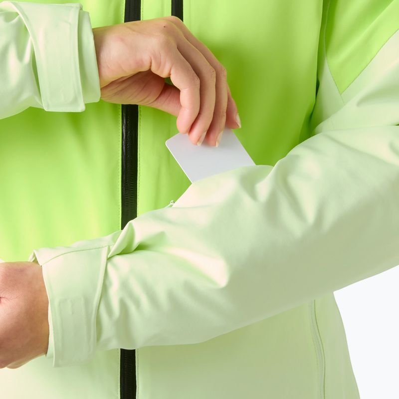 Дамско скиорско яке Helly Hansen Alphelia luminous green 7