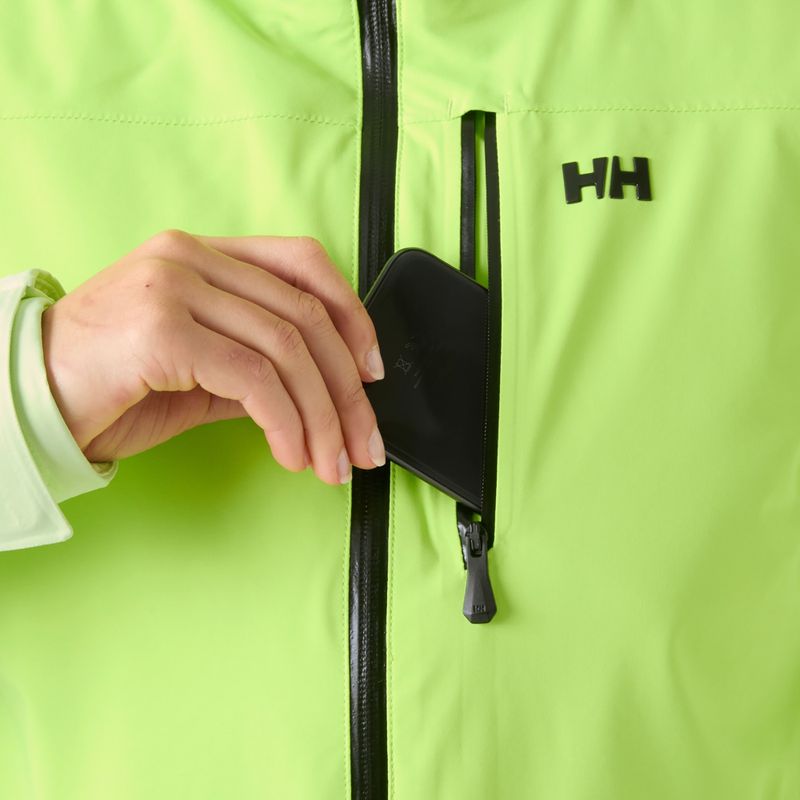 Дамско скиорско яке Helly Hansen Alphelia luminous green 8
