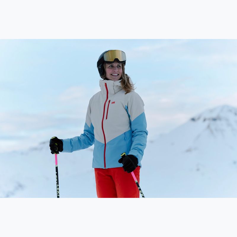 Дамско скиорско яке Helly Hansen Alphelia bright blue 12