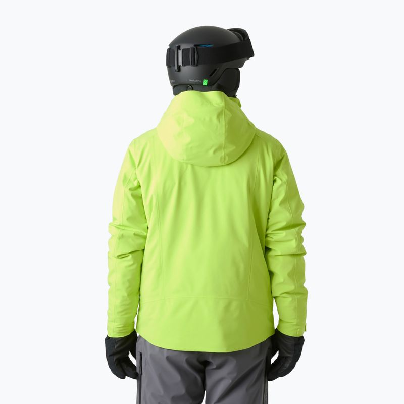 Мъжко скиорско яке Helly Hansen Alpha 4.0 luminous green 2