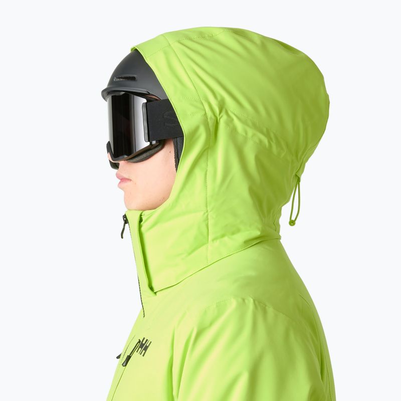Мъжко скиорско яке Helly Hansen Alpha 4.0 luminous green 3