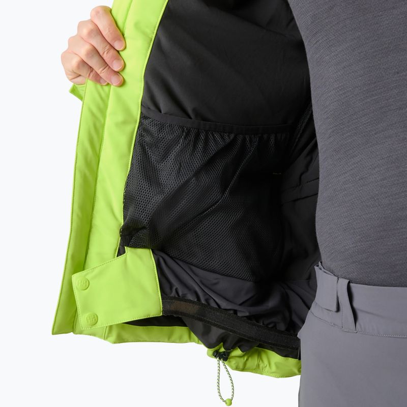 Мъжко скиорско яке Helly Hansen Alpha 4.0 luminous green 8