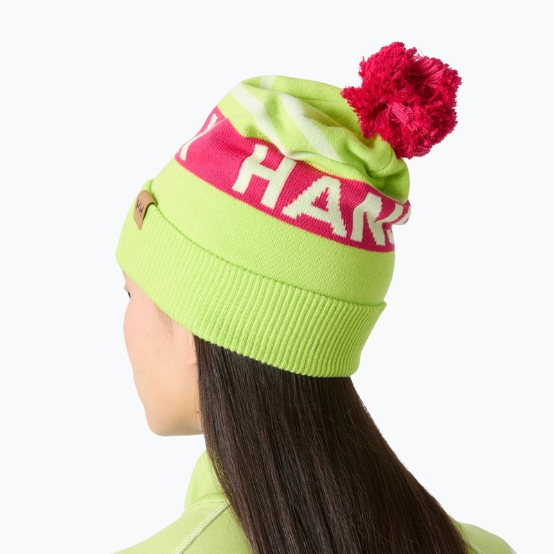 Зимна шапка Helly Hansen Ridgeline luminous green 3
