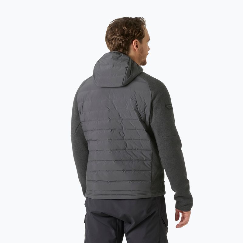 Мъжко хибридно яке Helly Hansen Skagen Hybrid Knit Insulator ebony 2