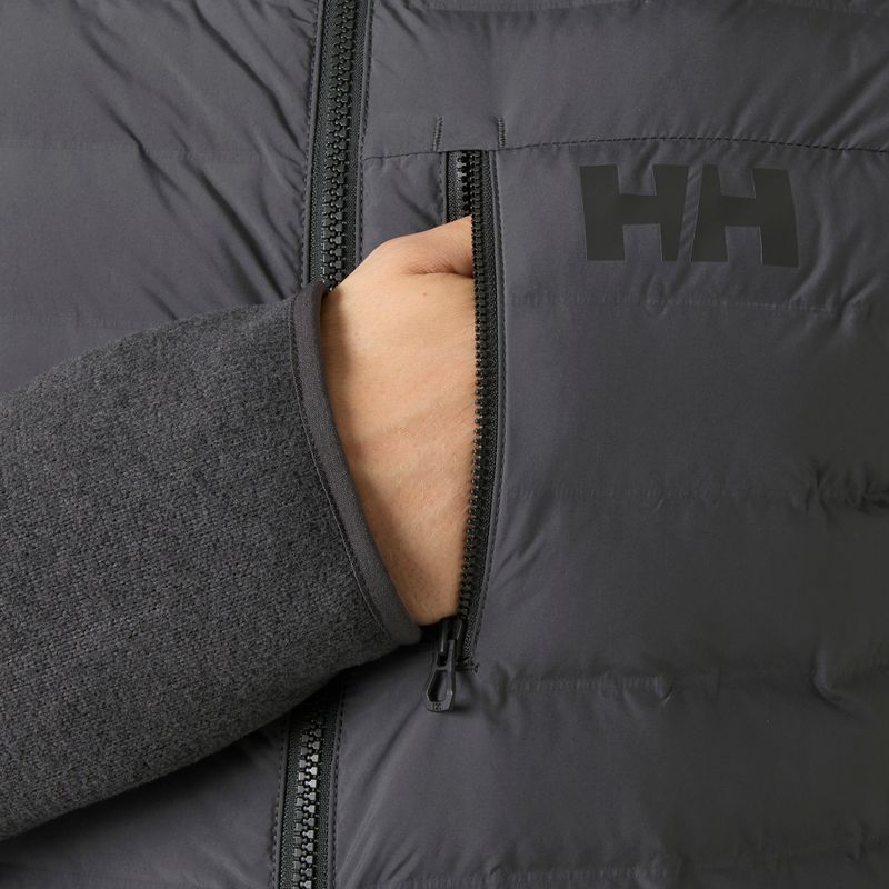 Мъжко хибридно яке Helly Hansen Skagen Hybrid Knit Insulator ebony 6