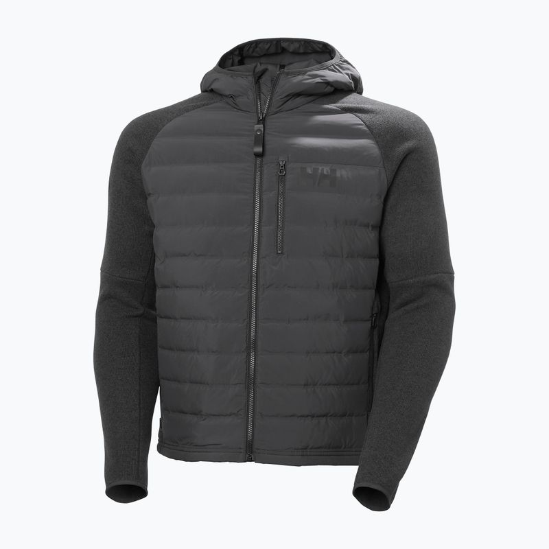 Мъжко хибридно яке Helly Hansen Skagen Hybrid Knit Insulator ebony 8