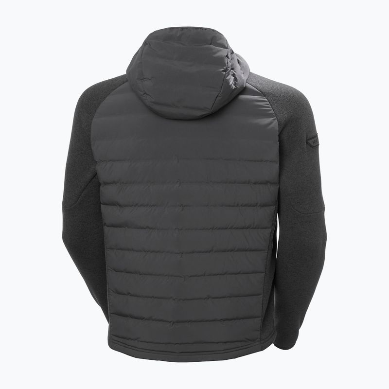 Мъжко хибридно яке Helly Hansen Skagen Hybrid Knit Insulator ebony 9