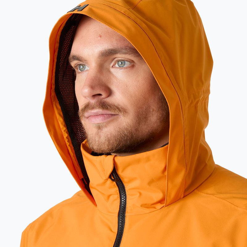 Мъжко яке за ветроходство Helly Hansen HP Racing Lifaloft Hood ignite orange 3