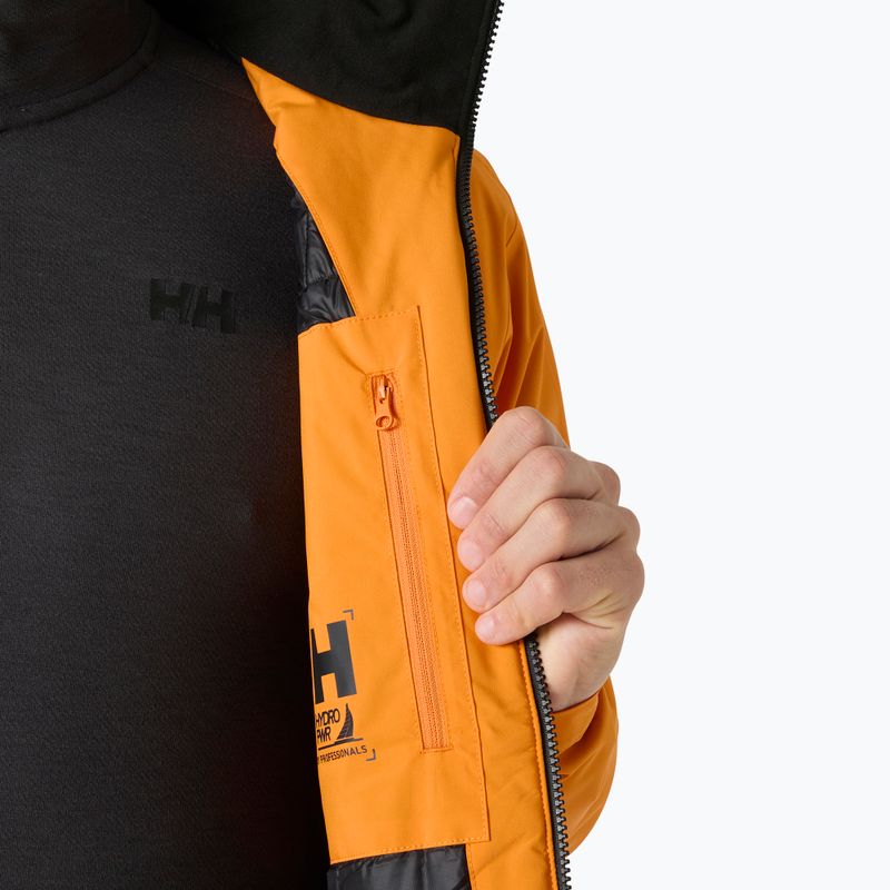 Мъжко яке за ветроходство Helly Hansen HP Racing Lifaloft Hood ignite orange 7