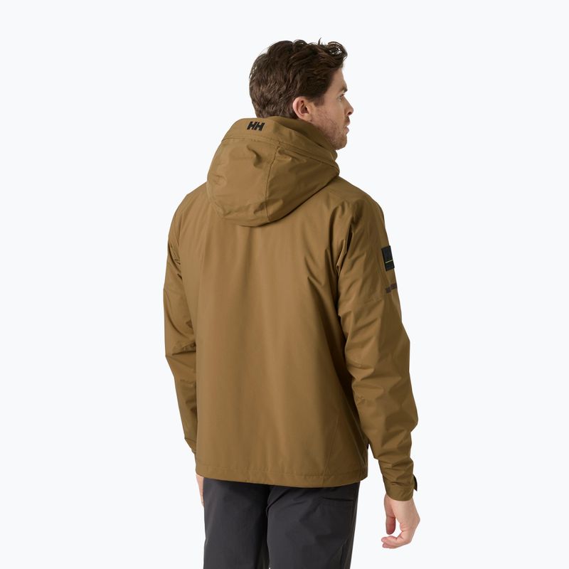 Мъжко яке за ветроходство Helly Hansen HP Racing Lifaloft Hood sepia 2