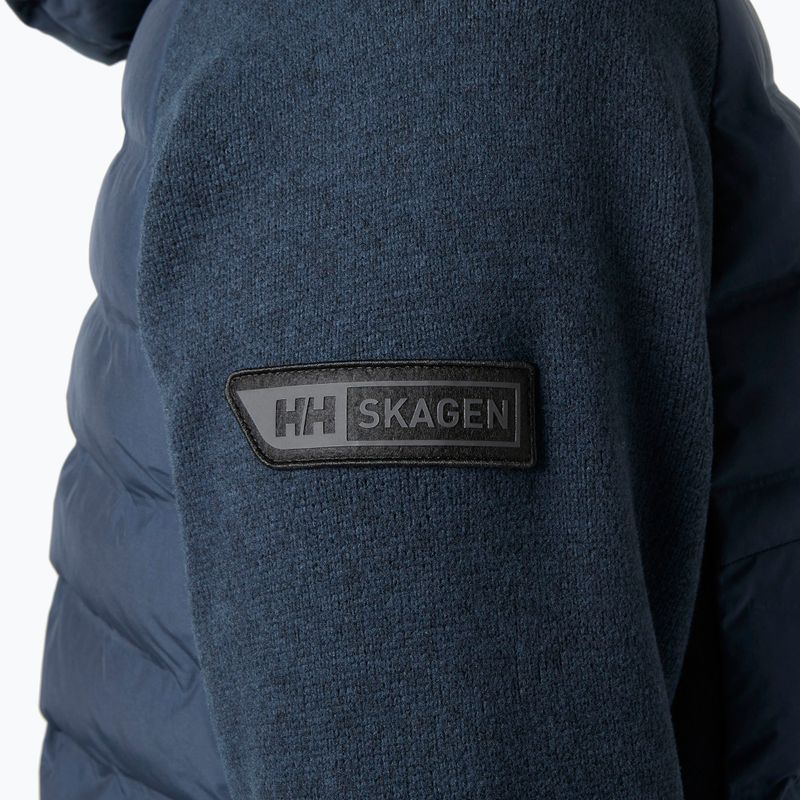 Дамско хибридно яке Helly Hansen Skagen Hybrid Knit Insulator navy 4