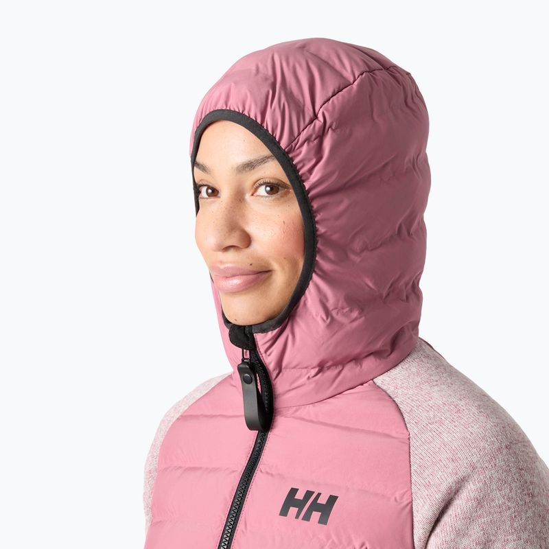 Дамско хибридно яке Helly Hansen Skagen Hybrid Knit Insulator wildberry 3
