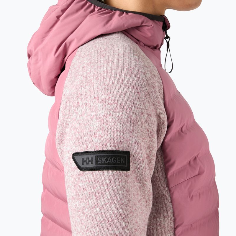 Дамско хибридно яке Helly Hansen Skagen Hybrid Knit Insulator wildberry 4