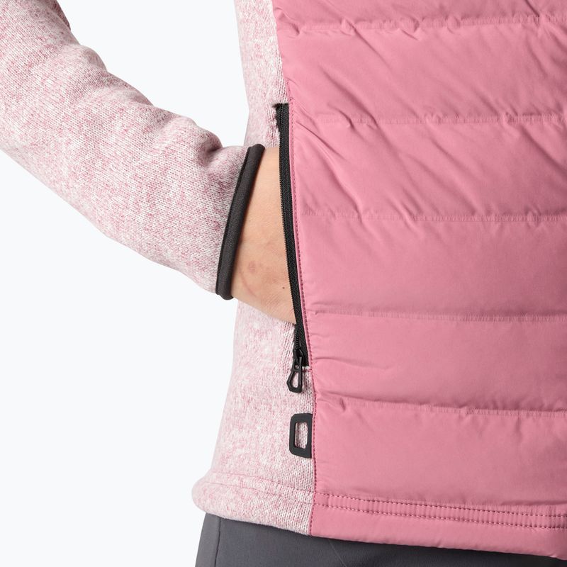 Дамско хибридно яке Helly Hansen Skagen Hybrid Knit Insulator wildberry 5