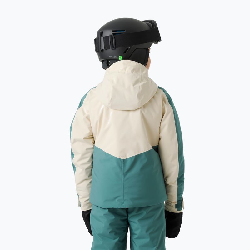 Детско скиорско яке Helly Hansen Snowbliss opal green 2